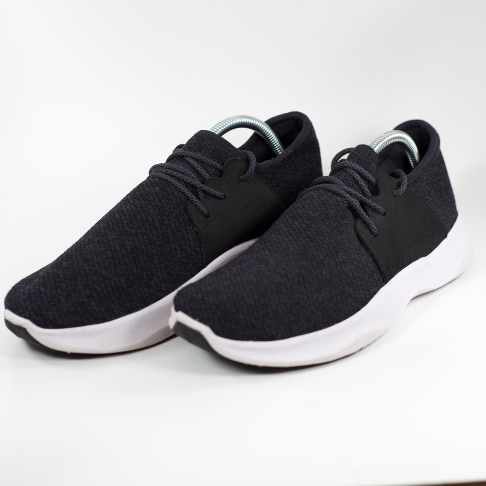 Vessi Everyday Womens Black Waterproof Comfort Lace Up Sneakers Shoes Size 11